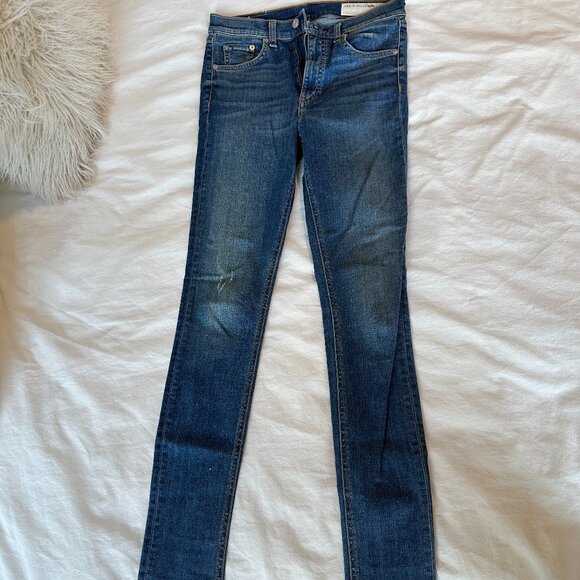 rag & bone Skinny Jeans - Blue - Picture 1 of 3